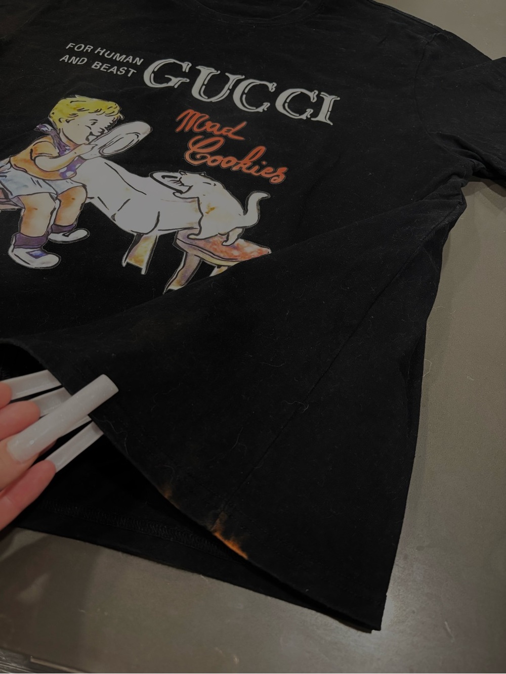 Gucci “Mad Cookies” Black T-shirt with Graphic - Picture 6 of 7